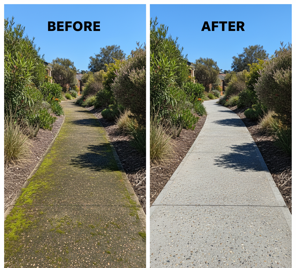 Lawn Care Before and After